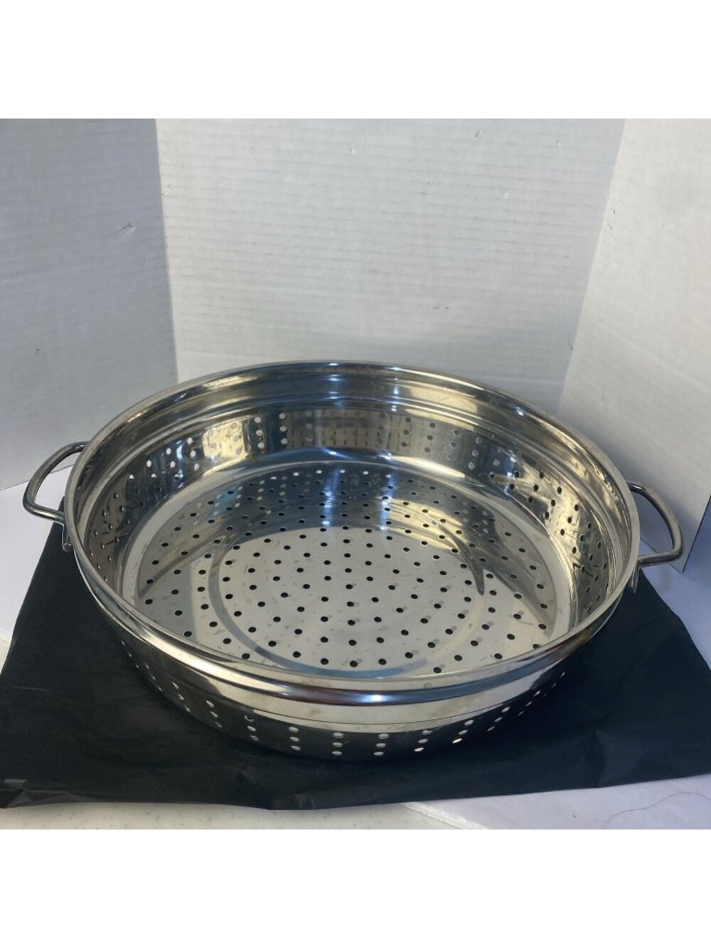Stainless Steel Steamer Insert Fits 5 Qt Stock Pots Good Condition